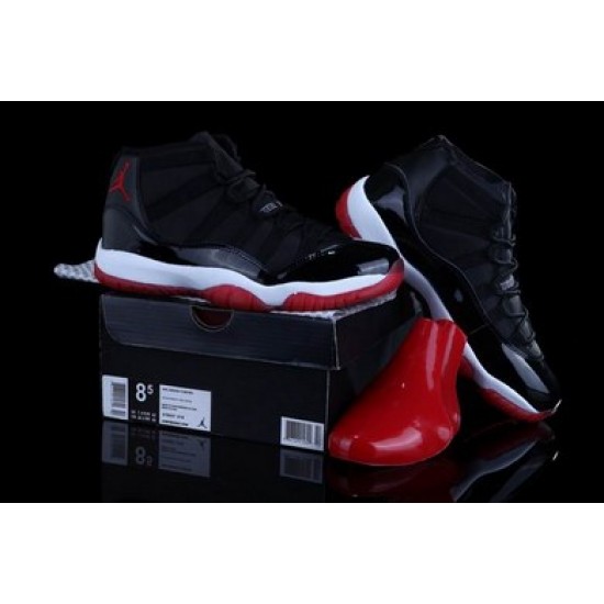 Air Jordan 11 Bred Black/White/Varsity Red