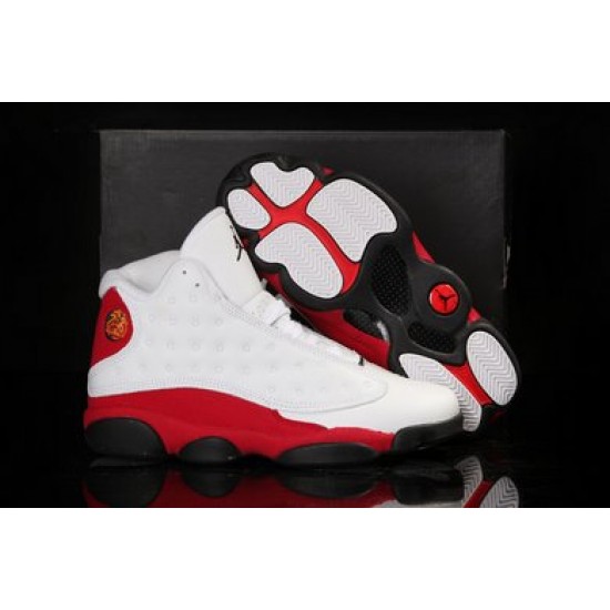 Air Jordan 13 (XIII) Retro White/Black/Red