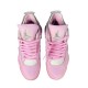Off White x Air Jordan 4 Retro White and Pink